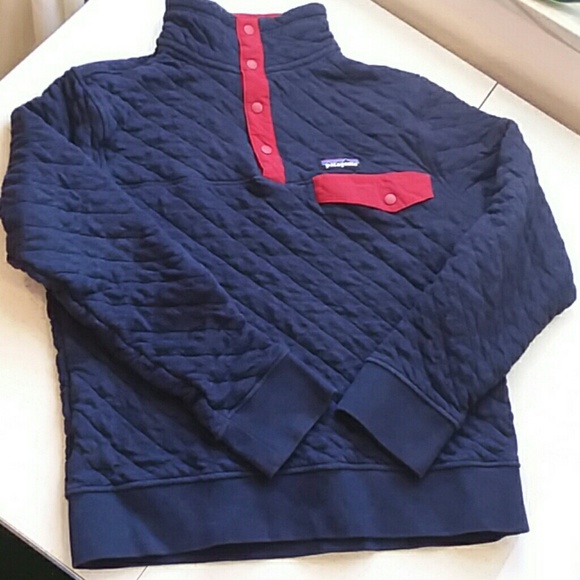 Patagonia Blue cotton quilt snap-t pullover - Picture 8 of 9